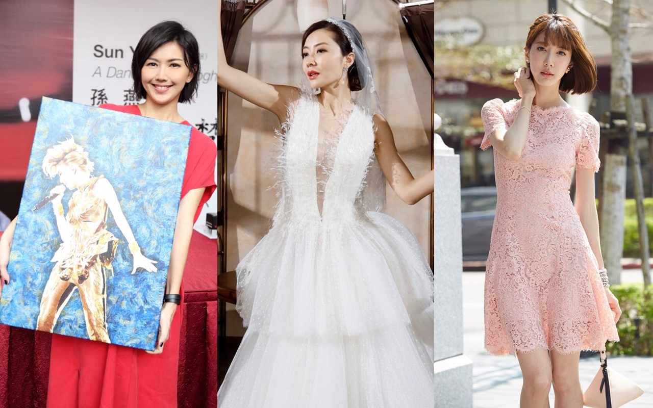 近來有不少女星生下女嬰，像是孫燕姿（左起）、熊黛林、宋米秦。（翻攝自臉書）