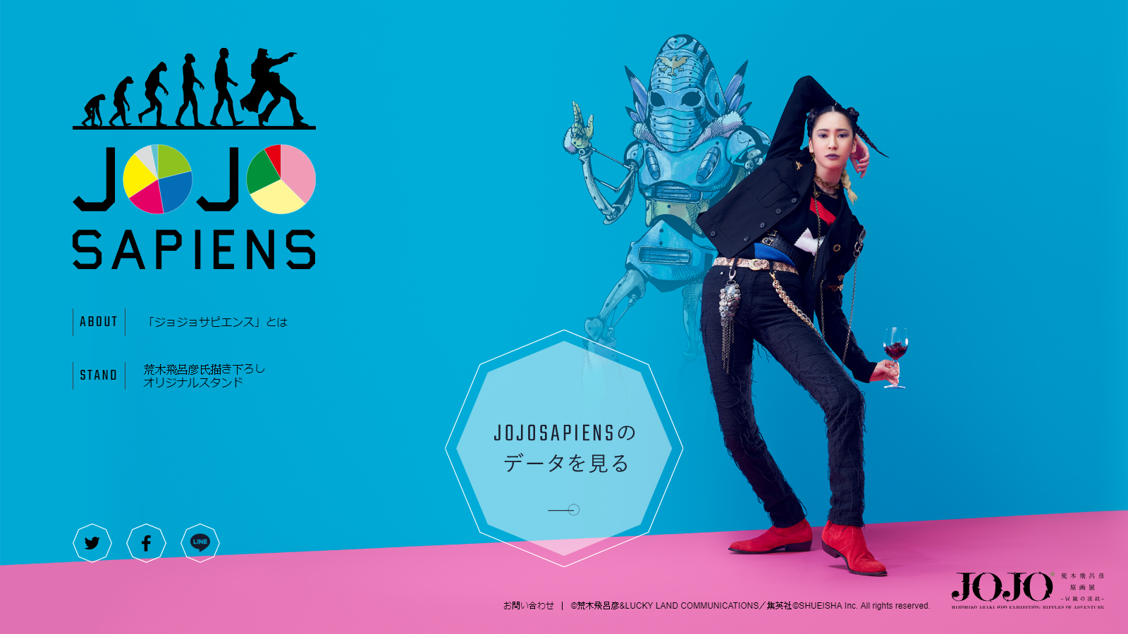 《JoJo》粉絲形象。這年頭辦展不簡單,還要先發問卷創作粉絲形象。