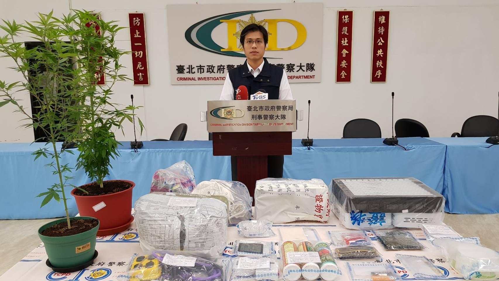 北市刑大偵五隊隊長陳彥錦呼籲大眾不要輕忽毒品危害。（警方提供）