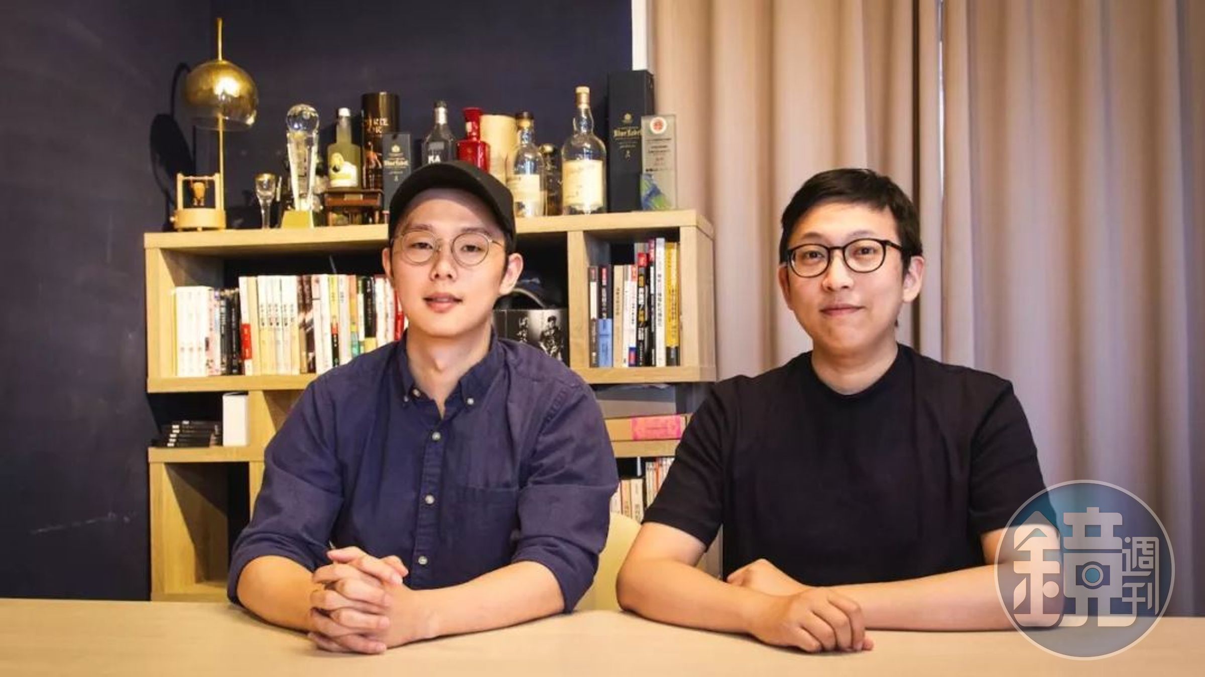SELF創始人＆電影《聖人大盜》導演徐嘉凱（左）、SELF聯合創始人葛如鈞（右）