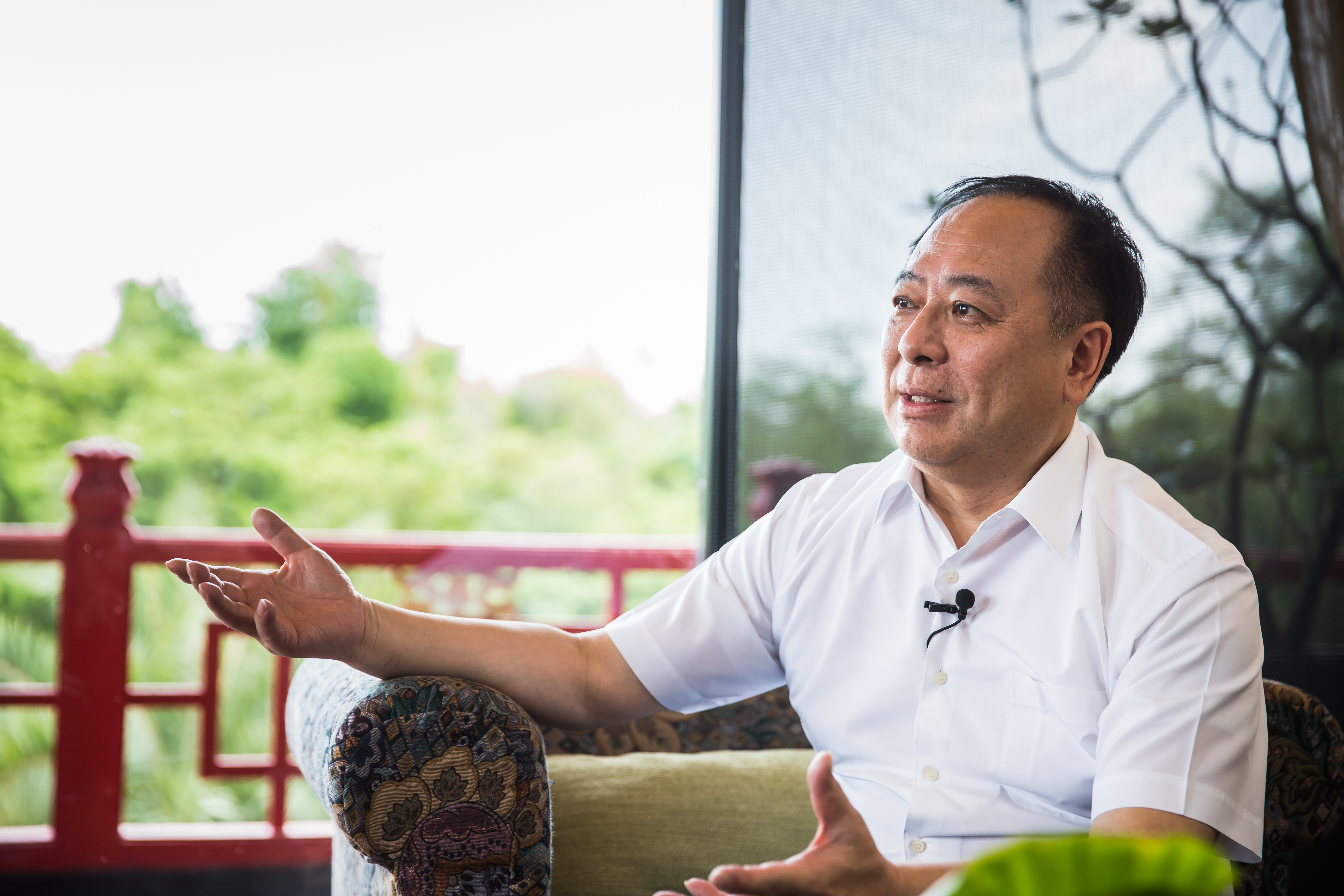 去年底開始，張學舜將改造重心放在高雄圓山，希望將其打造成東方古堡的度假莊園。