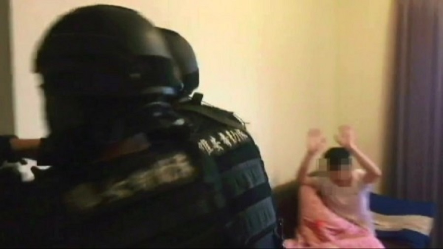 演最大的胡姓成員也落網。（警方提供）