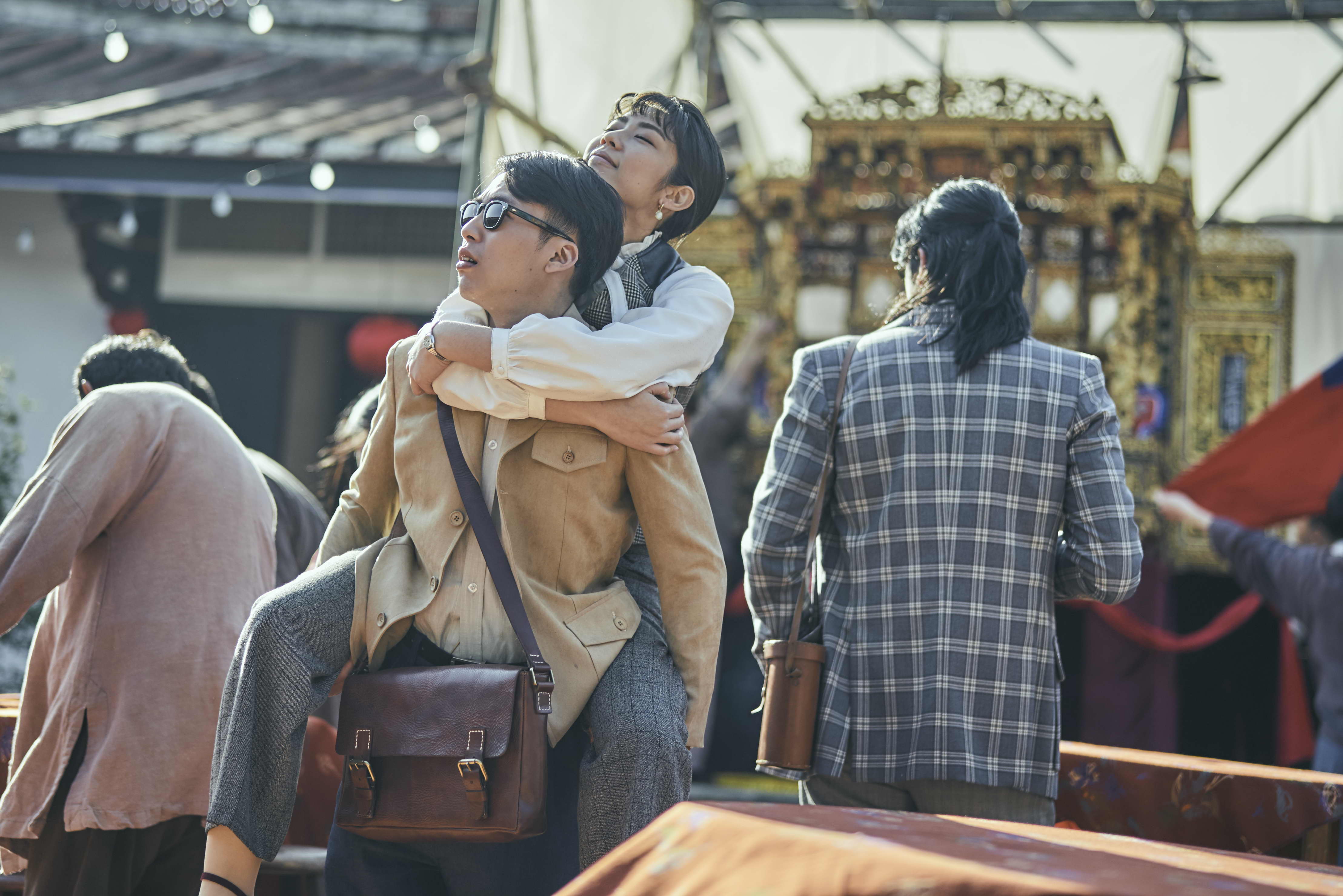 在劇中飾演與巫建和未婚妻的林思宇說,以往就一直希望在七夕這一天有工作。(公視提供)