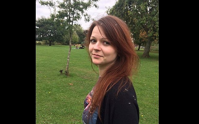 尤莉婭史克里帕爾在出院之後，錄製影片透過媒體發表簡短聲明。（網路截圖/Facebook）