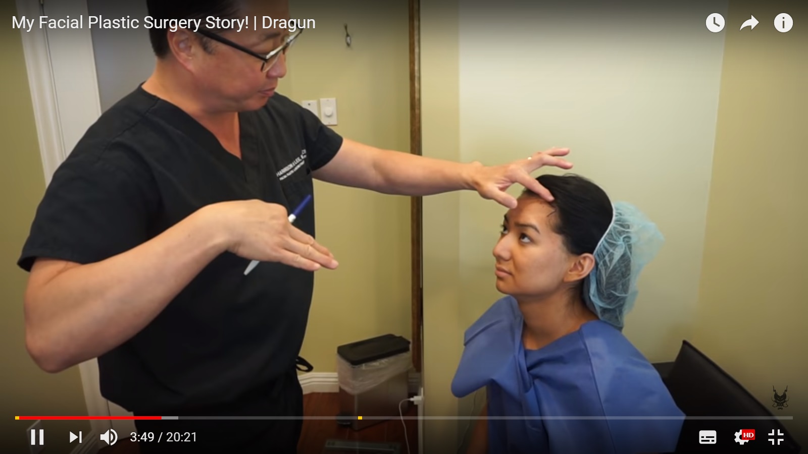 美國網紅 Nikita Dragun 常分享自己的醫美手術經驗，但描述中多會連到執刀的醫生。（翻攝 Nikita Dragun 影片）