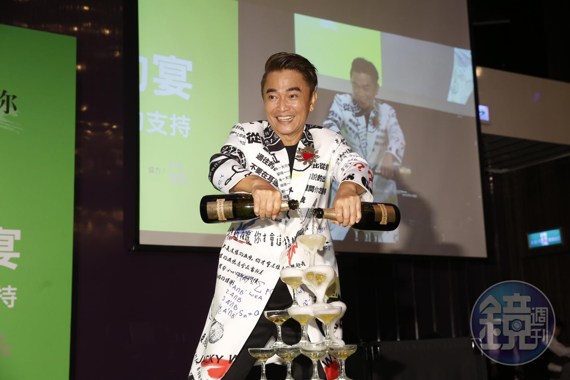 吳宗憲表示讓兒子吳睿軒（鹿希派）直接抓去關。