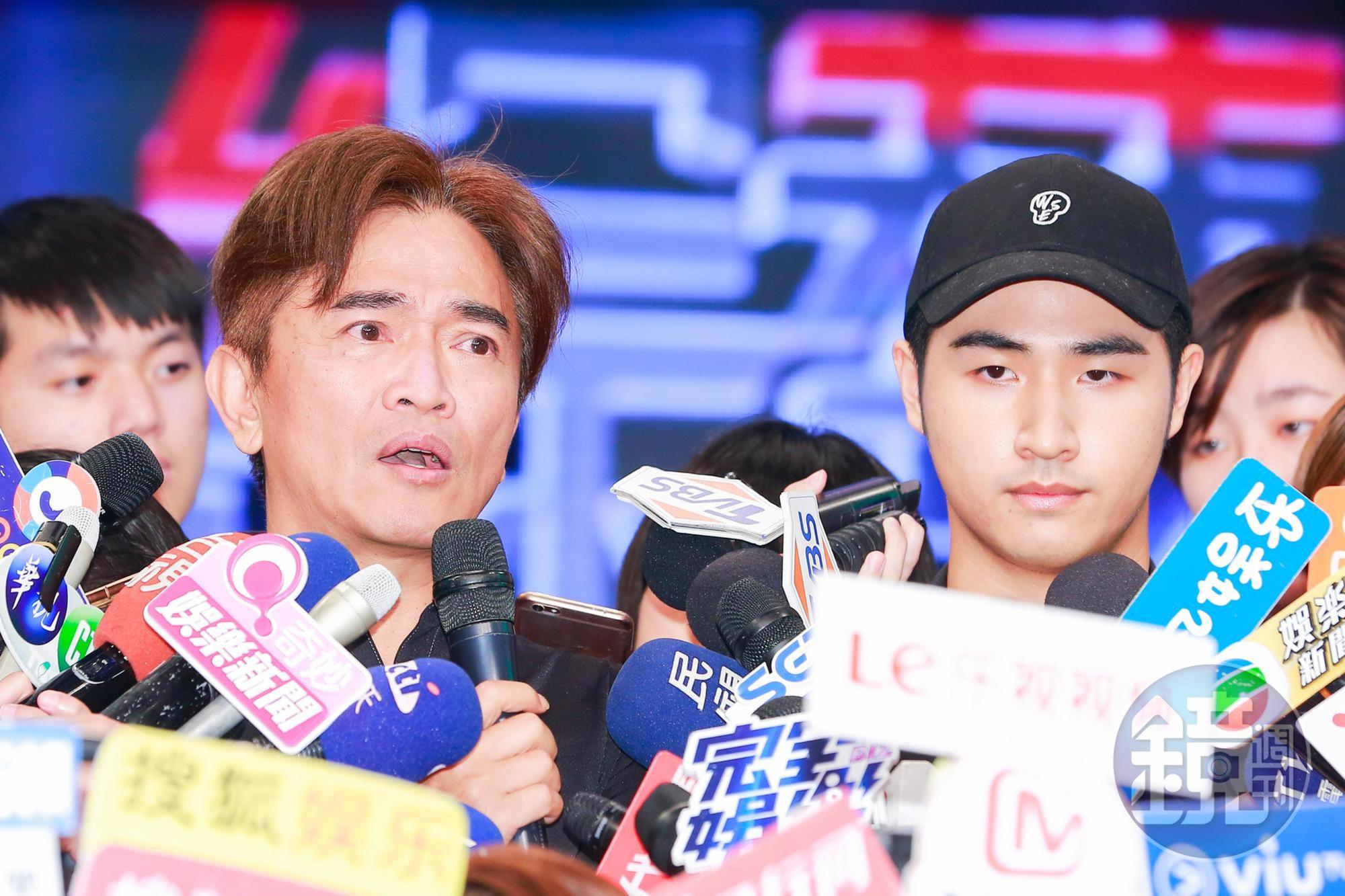 吳宗憲帶著兒子出面道歉，還當場訓斥替吳睿軒宣布「退出演藝圈」。