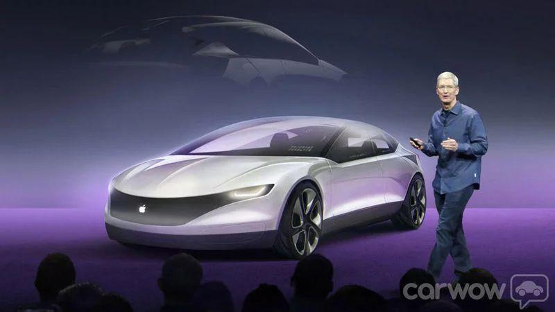廣達是蘋果的重要合作夥伴。圖為庫克揭露研發中的蘋果汽車Apple Car。（翻攝自Macworld UK）