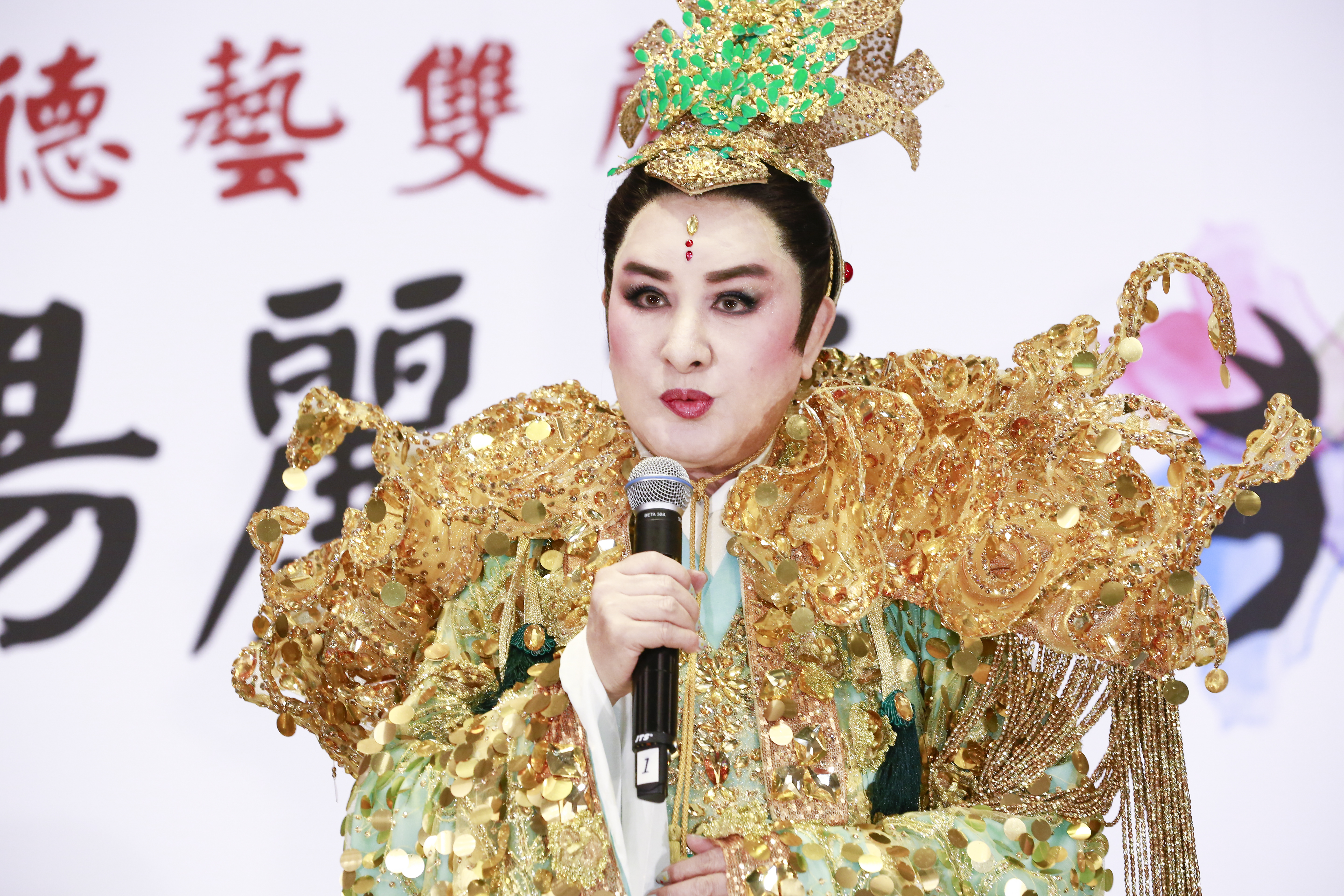 歌仔戲國寶楊麗花遭服裝設計師邱聖峰提告民事告訴及侵占，對此，楊麗花透過麗生百合公司回應，是對方在執行時一再逾時違約，才未提出告訴。