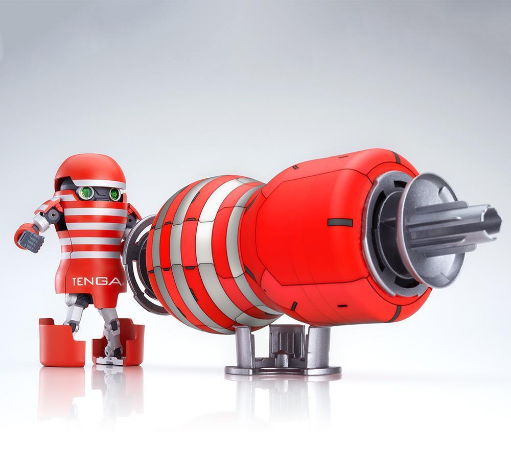 TENGA☆機器人與他的超大光束槍「MEGA TENGA BEAM」，是不是很有視覺上的衝擊感呢，真的非常適合拿來當房間的擺飾呢。