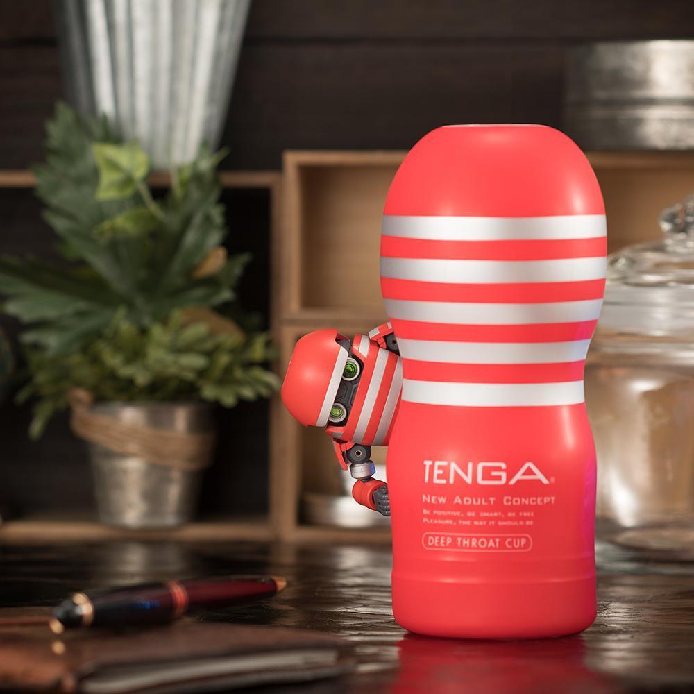 TENGA☆機器人比真的 TENGA 還要小上一半。