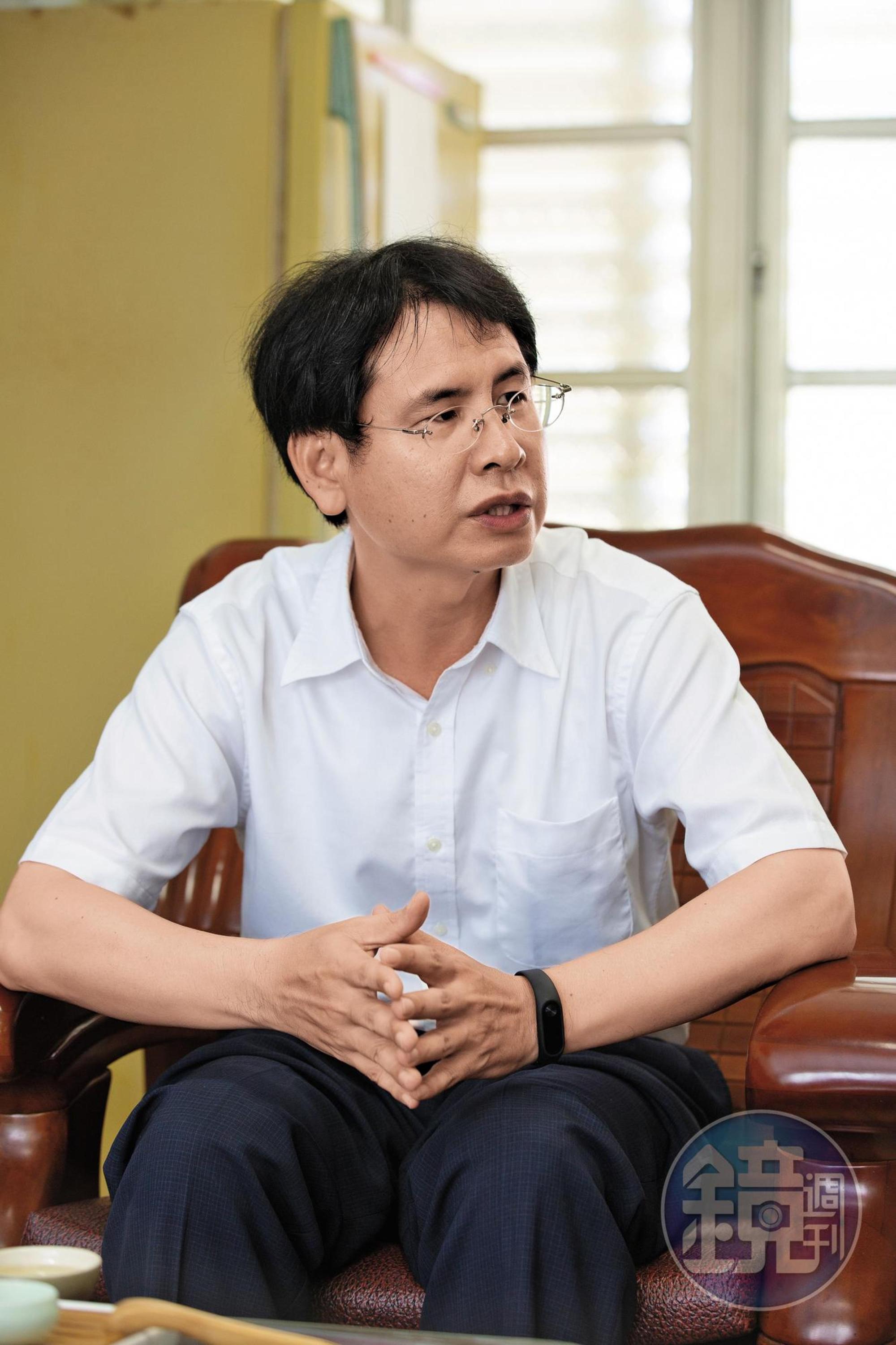 方姓老師雖曾接受調查和觀課,天南國小校長莊忠勳(圖)仍堅稱未啟動不適任教師流程。