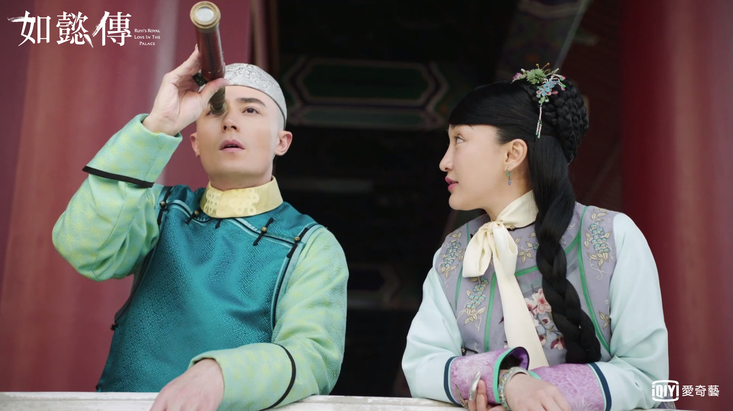 《如懿傳》開演，周迅與霍建華的少年少女扮相，讓觀眾喊太難消化。（愛奇藝台灣站提供）