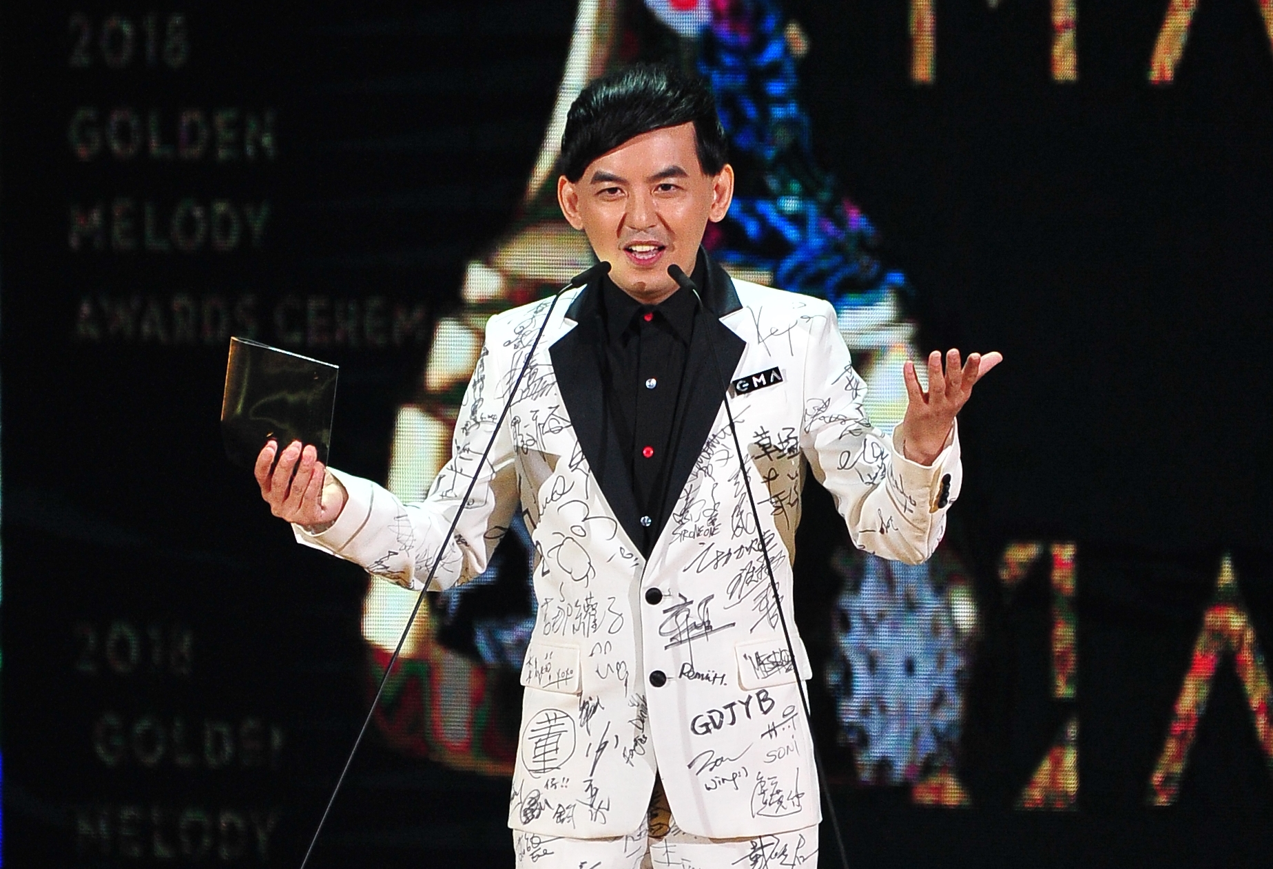 葛樹人表示看中黃子佼過往三金主持的亮眼表現才會找他面談，但雙方理念不合，因此並沒有將其列為主持人選。（本刊資料照）