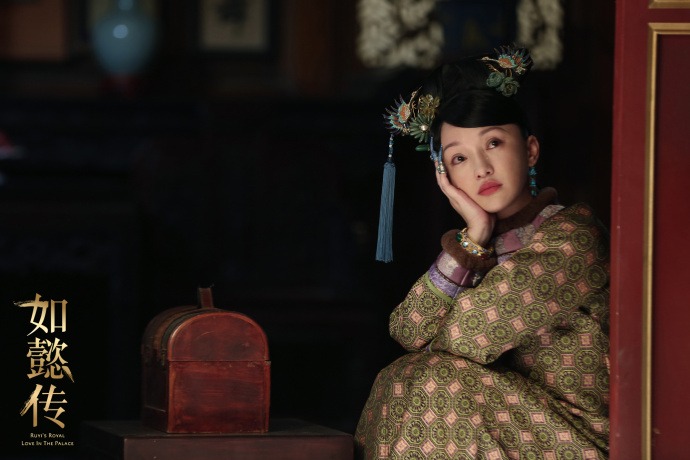周迅用演技克服觀眾對服飾妝容的違和感。（翻攝自如懿傳微博）