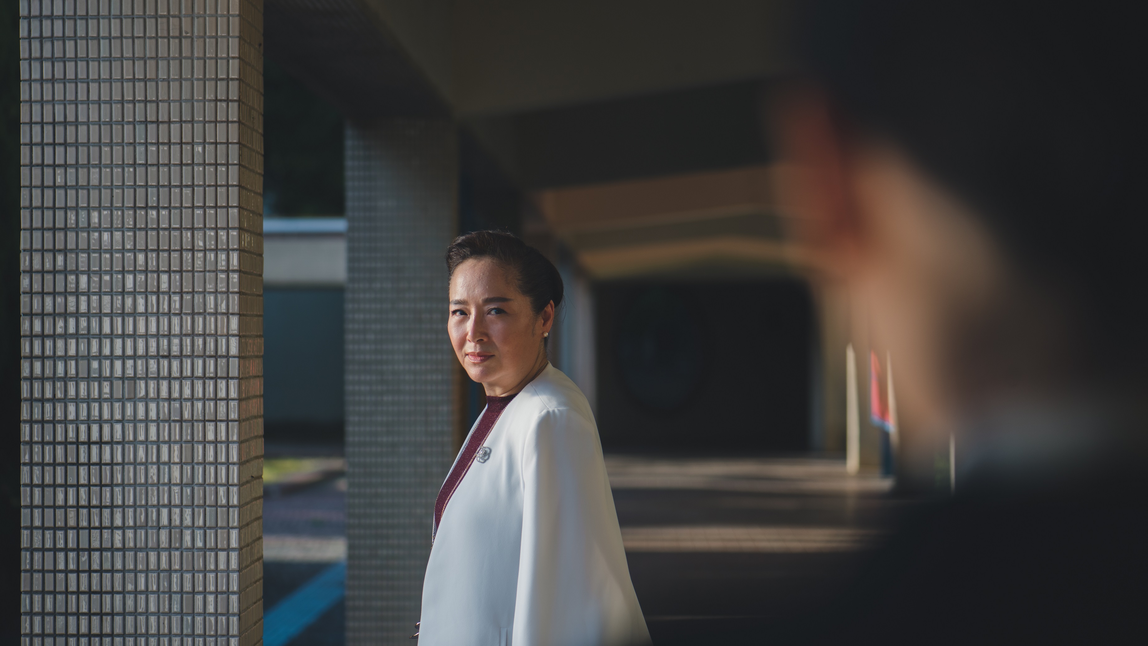 謝欣穎與恬妞對戲，壓力很大，卻也從此視恬妞為偶像。（威視提供）