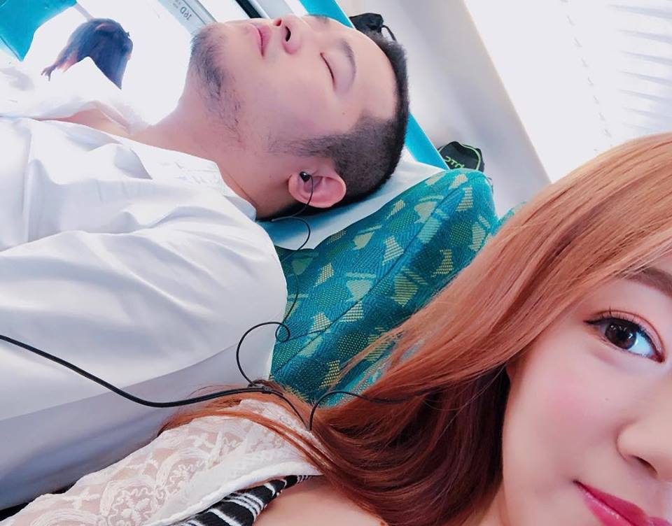 詹子晴po照曬恩愛，宣告與男友王惟立復合。（翻攝自詹子晴臉書）