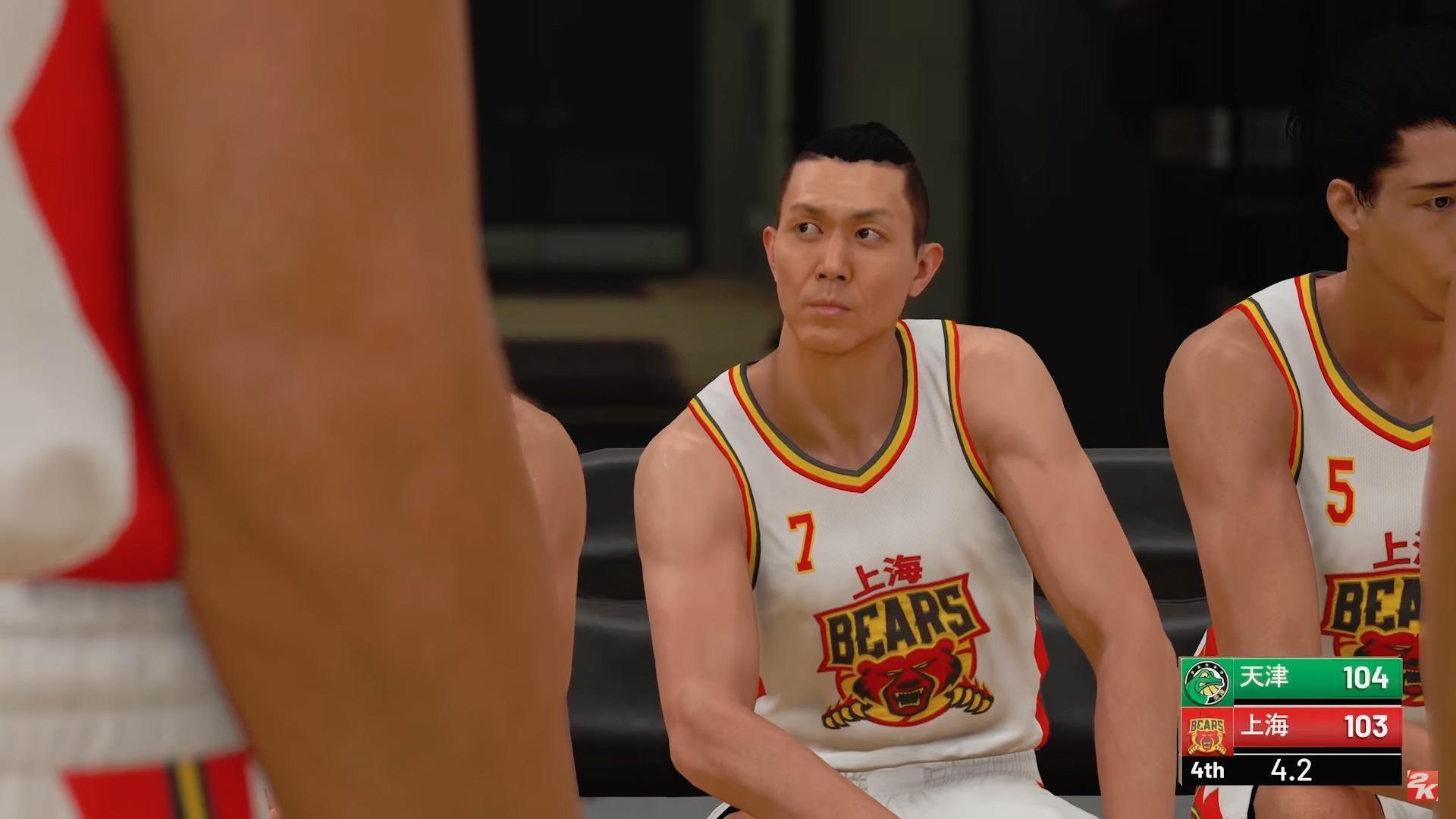 NBA 2K19生涯模式出現了中國CBA,是主角職業生涯起步的舞台。(翻攝自Youtube)