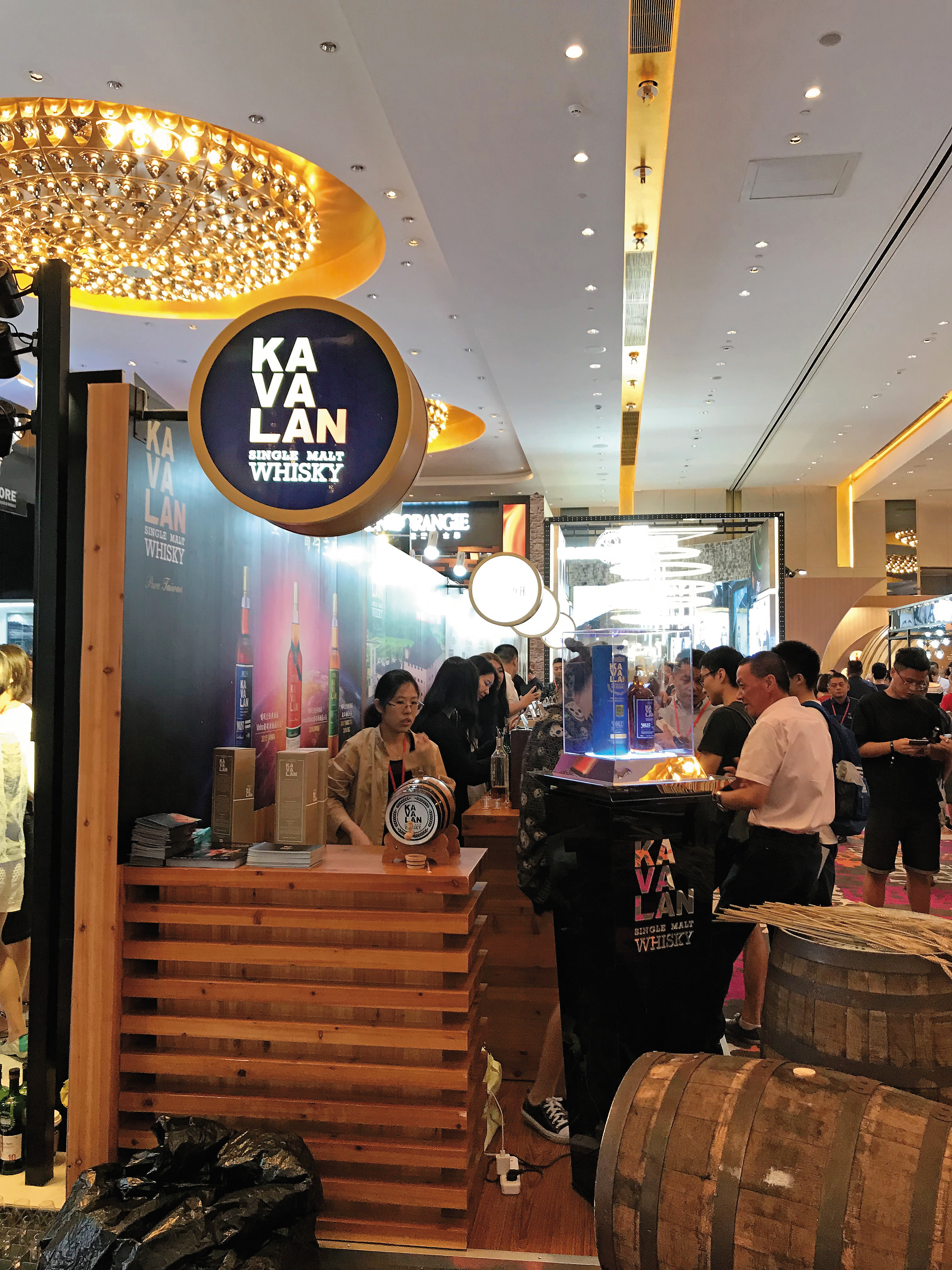 在台灣站穩腳步的KAVALAN,近年也沒缺席大陸酒展。