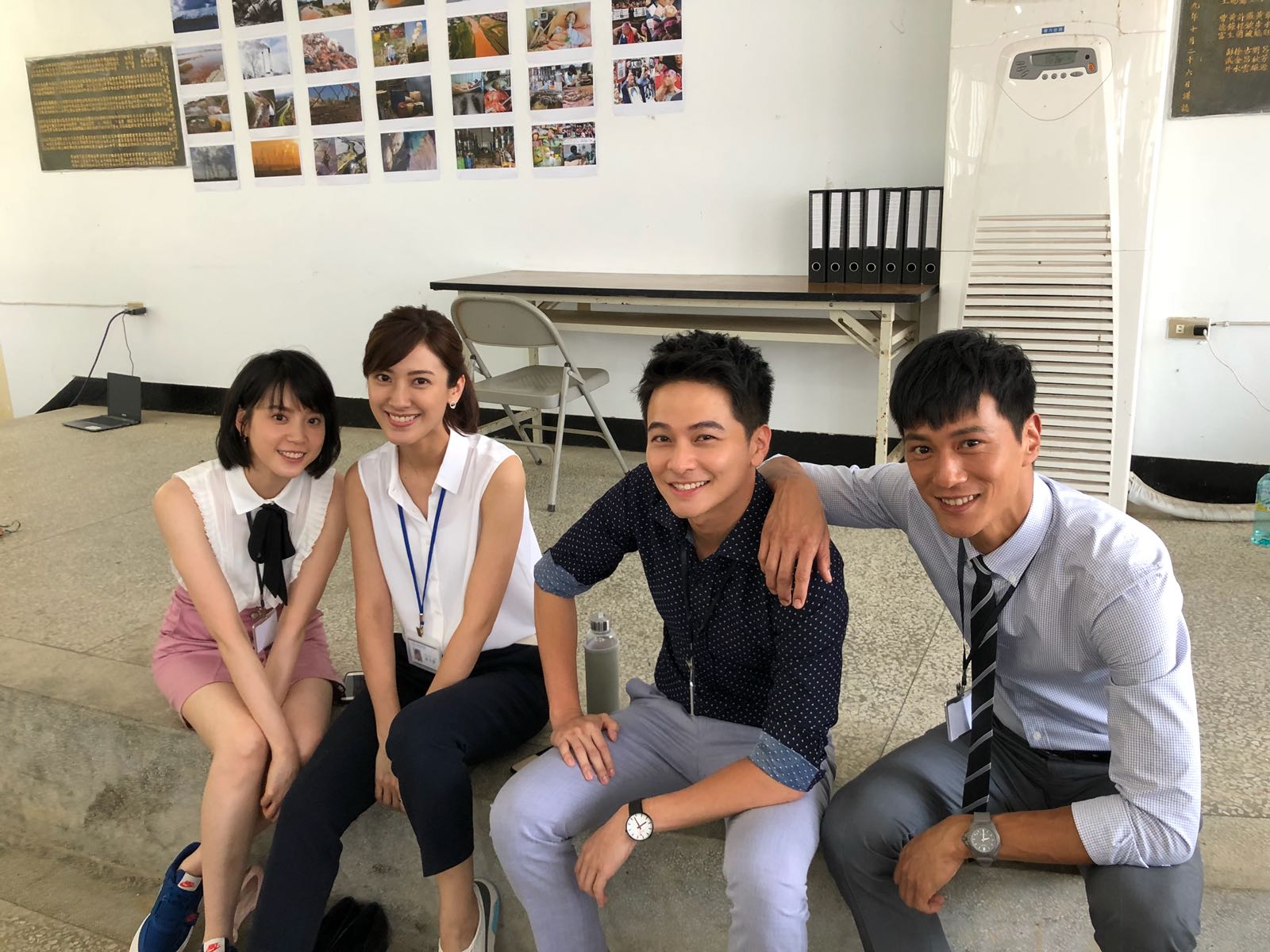 《最佳利益》實習律師陣容曝光,左起為:程予希、陳怡嘉、楊銘威、鍾承翰。(群之噰提供)