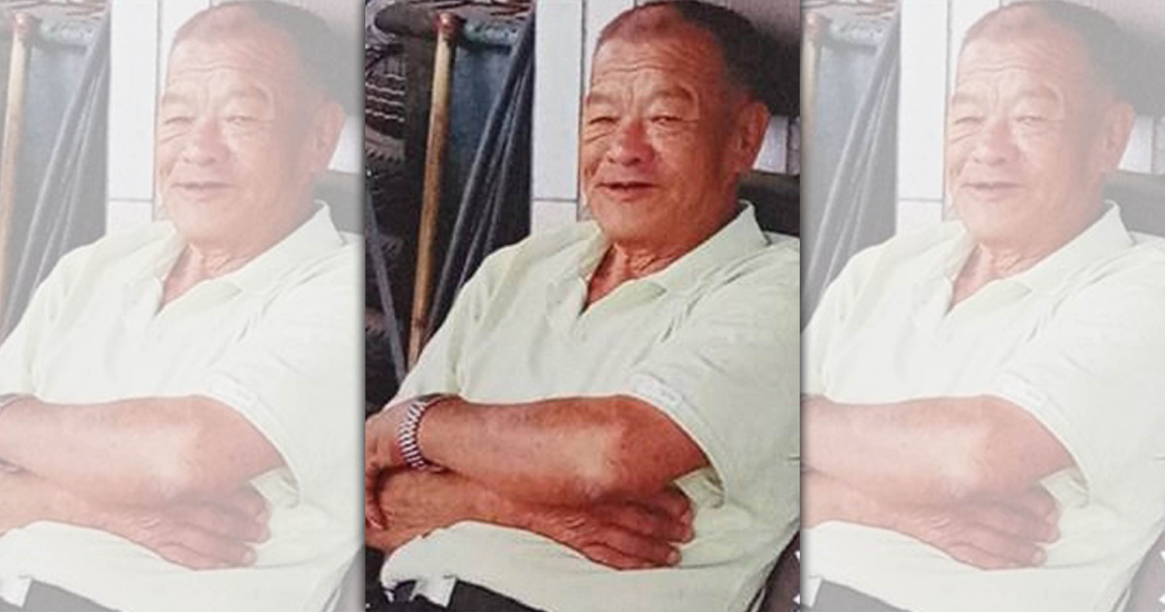 78歲老翁陳啟然在住家騎腳踏車外出失蹤8天,家屬心急如焚。(警方、家屬提供)