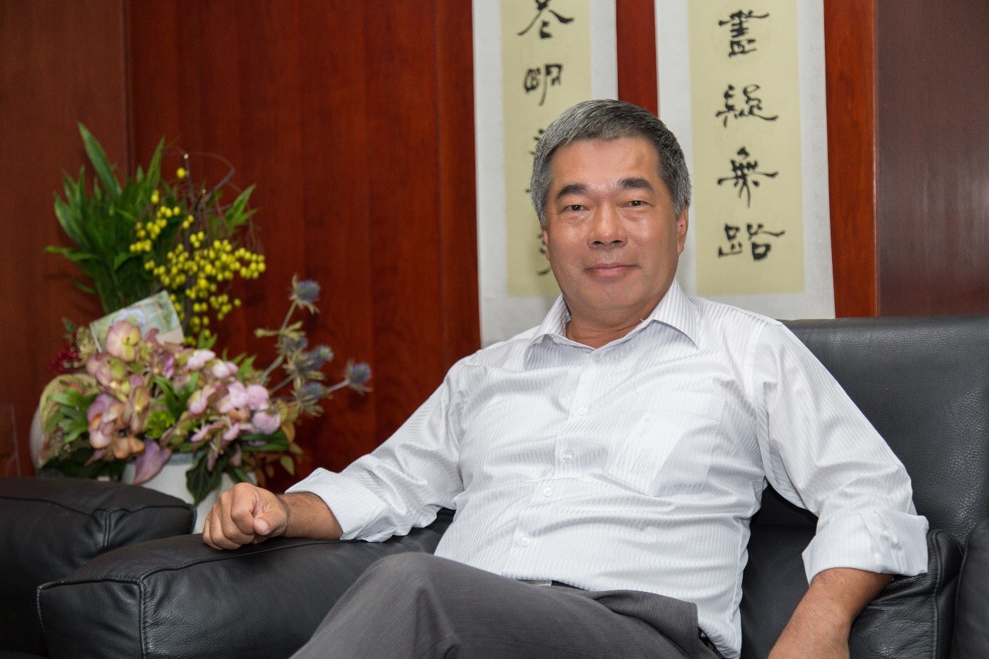 華人衛視董事長王志隆。（寰宇新聞台提供）