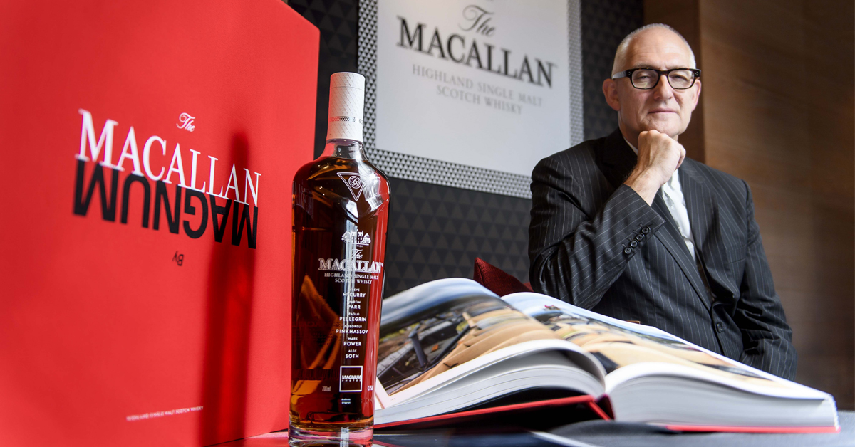 麥卡倫創意總監Ken Grier特地來台發表最新第七代攝影大師系列：MAGNUM EDITION。