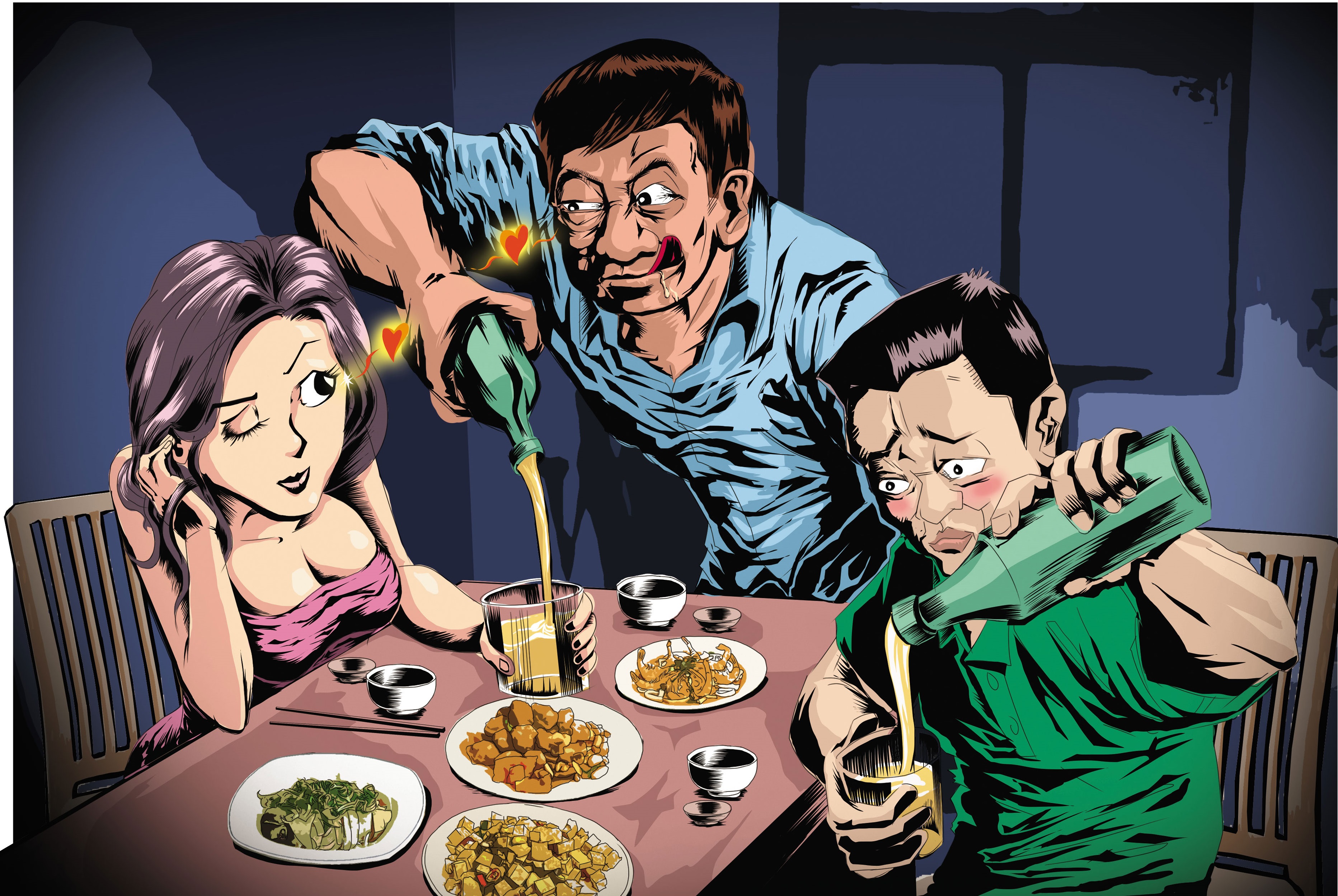 伍姓員警和阿奇夫婦本是好友，卻因伍男疑似介入阿奇的家庭而變質。