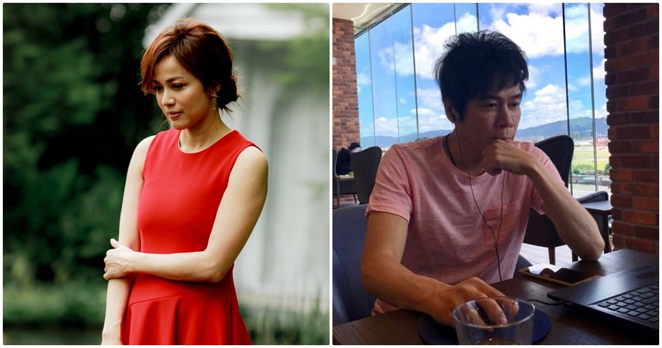 洪榮宏今天再度發表聲明，否認與陳施羽之協議。（右圖翻攝自洪榮宏臉書，左圖翻攝自陳施羽臉書）