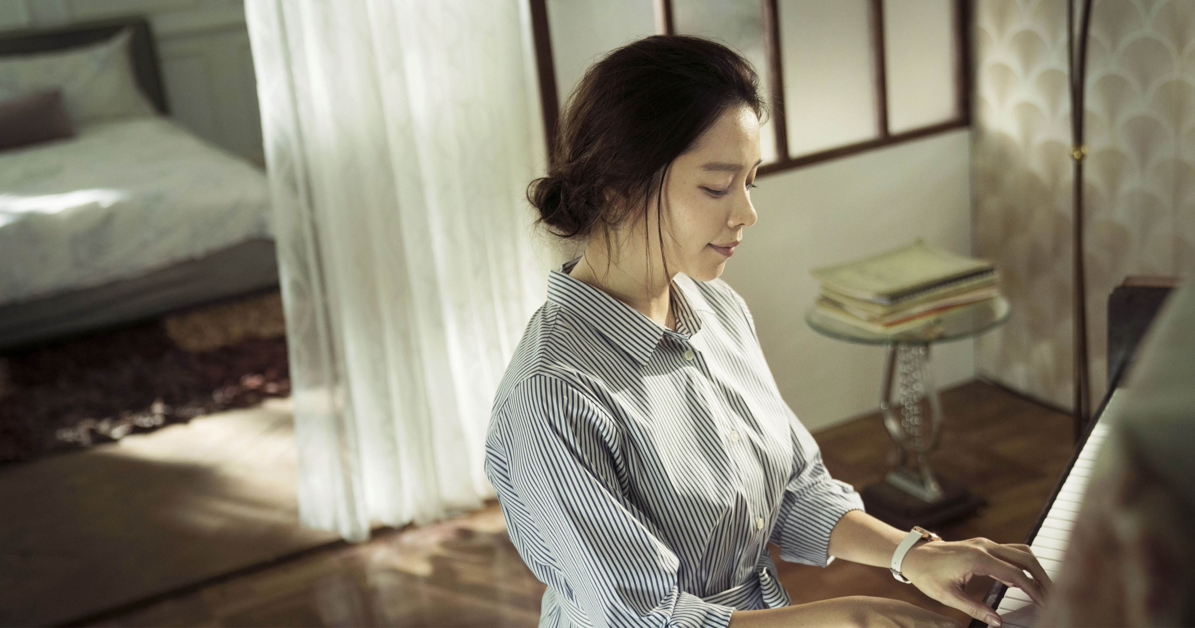 徐若瑄第一次拍恐怖片，內心也反覆思考許久。（威視提供）