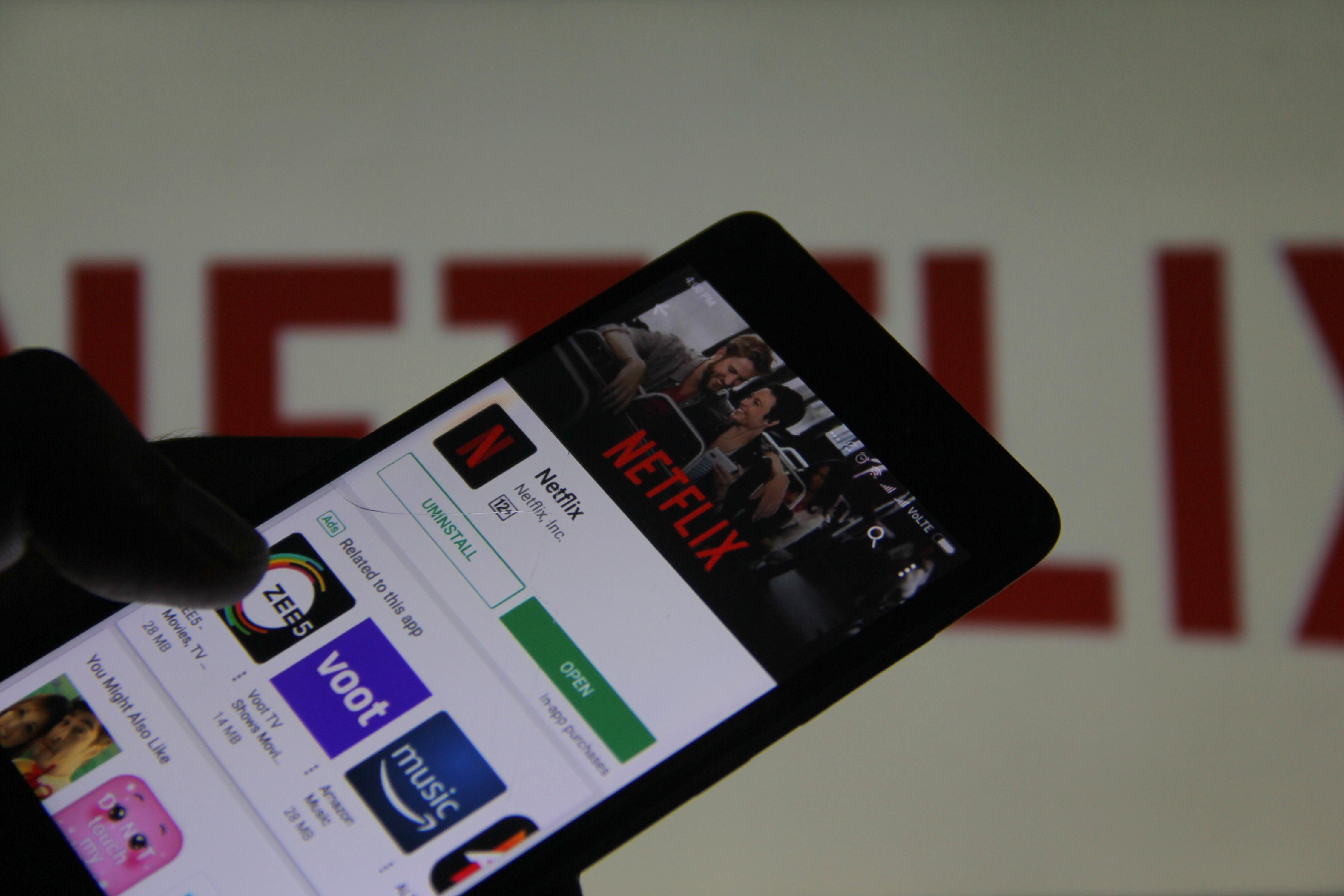 Netflix的商業模式顛覆了傳統影視產業。(東方IC)