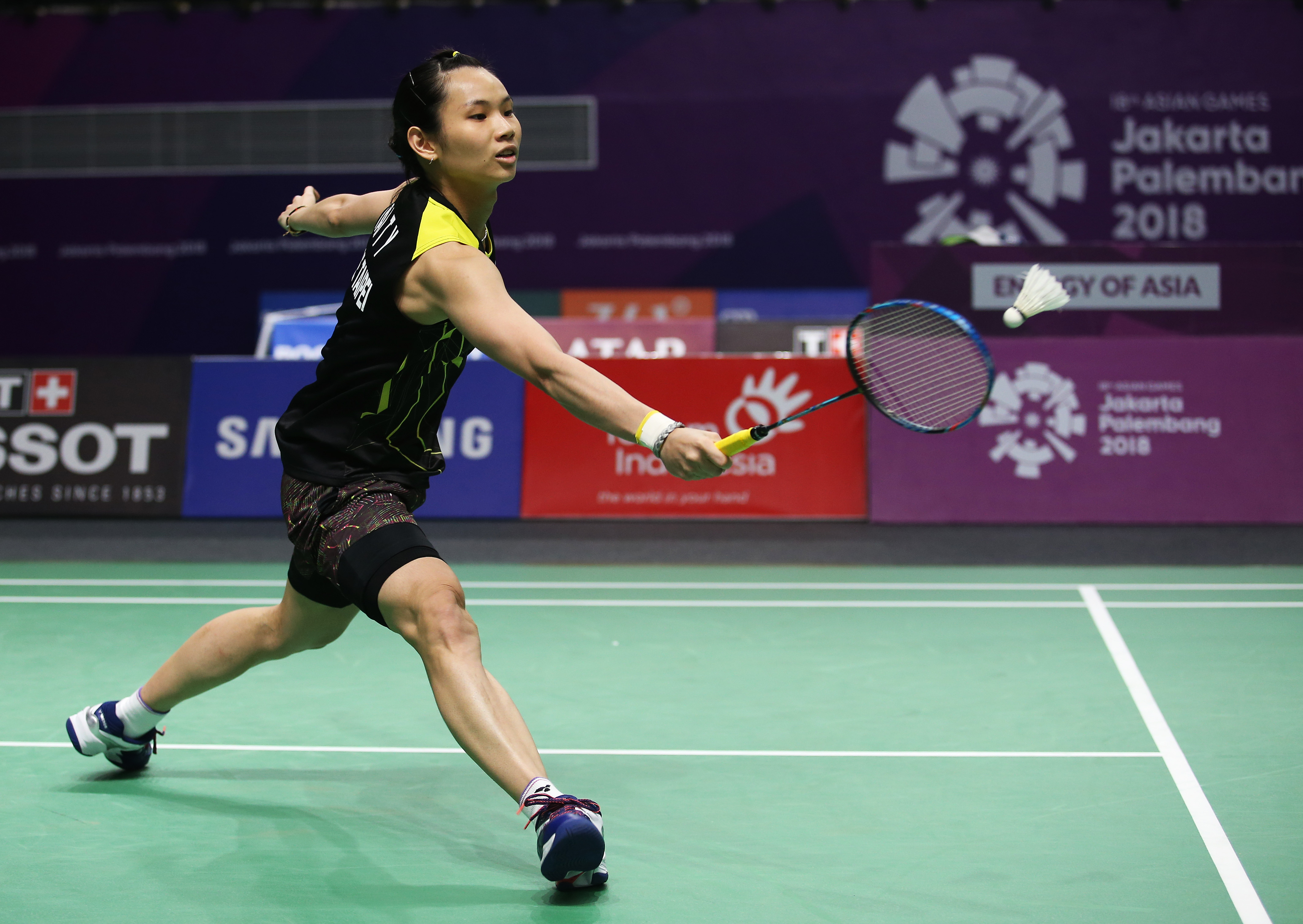 戴資穎今天擊敗印度前球后塞那，前進亞運金牌戰。（中華奧會提供）