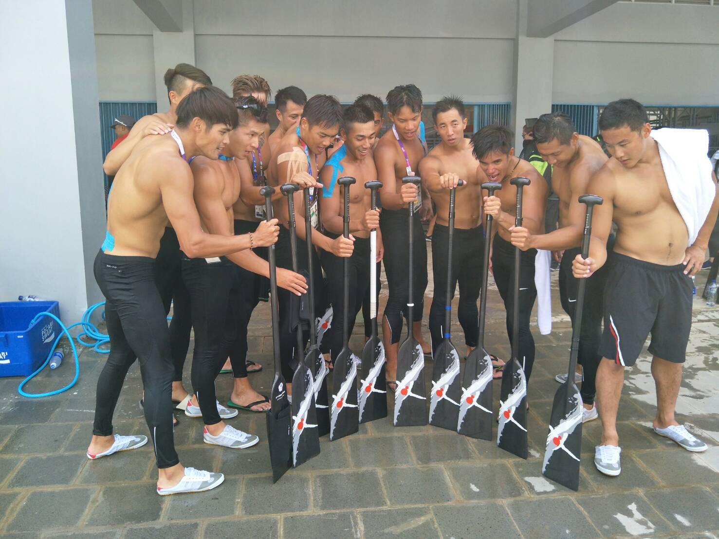 中華男將一路領遙遙領先，最終以4分31秒185佳績再度搶下金牌。（中華奧會提供）