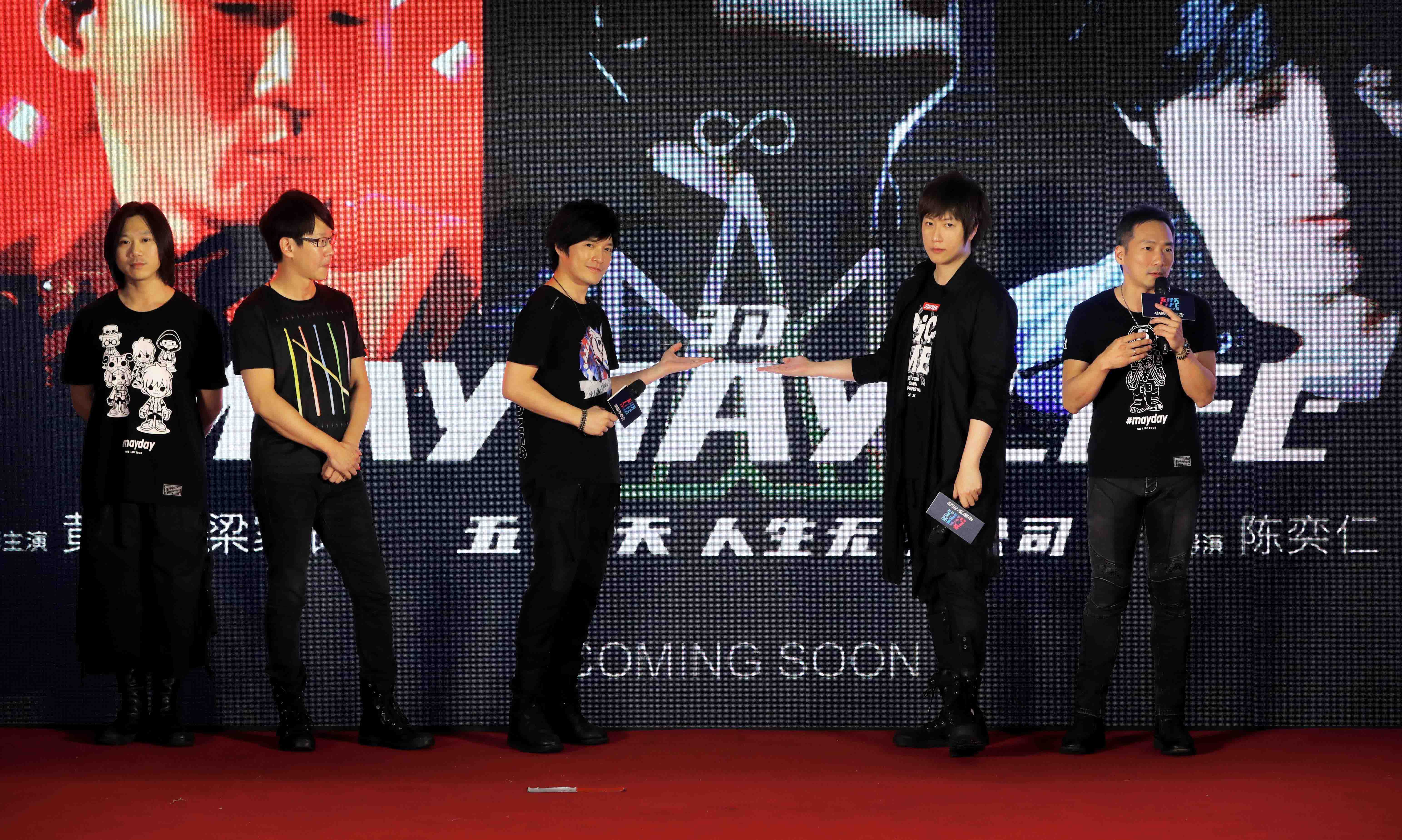 五月天此次的「人生無限公司」巡演首度採用全4K影像拍攝，出動20台全新4K HDC4300高畫質攝影機。