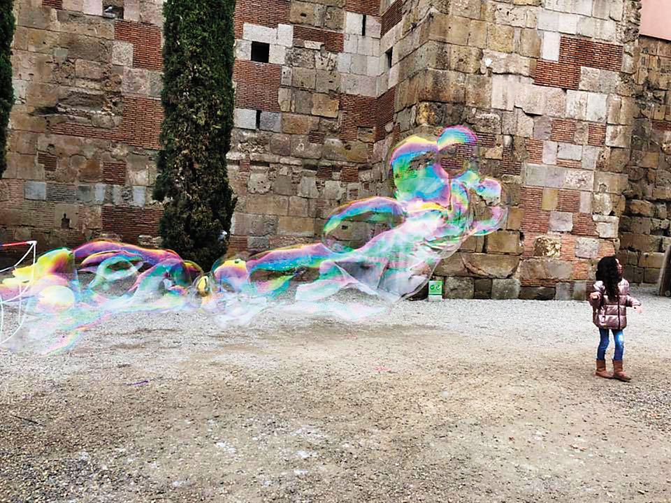 連詠心與馬塞爾今年2月同遊巴塞隆納主教座堂,2人同一天更換臉書封面相片。