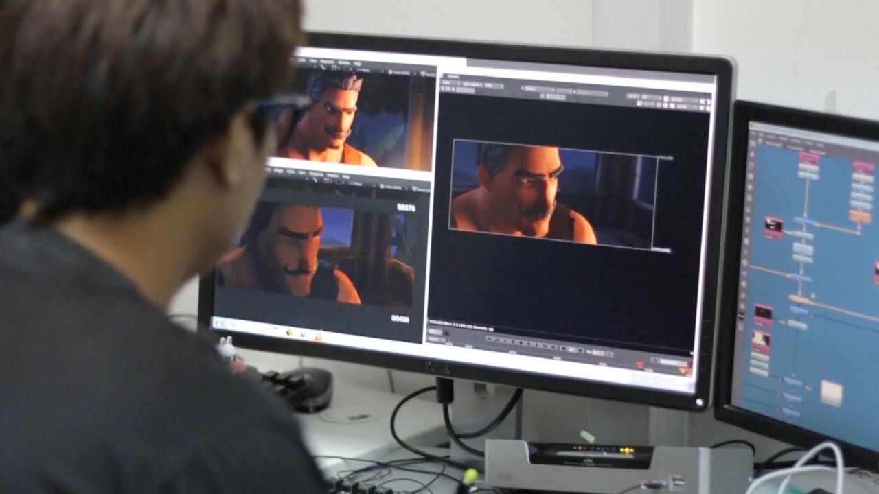 《暹羅訣：九神戰甲》動員150位動畫師，都是泰國籍，部分曾有好萊塢的工作經驗。 （双喜電影提供）