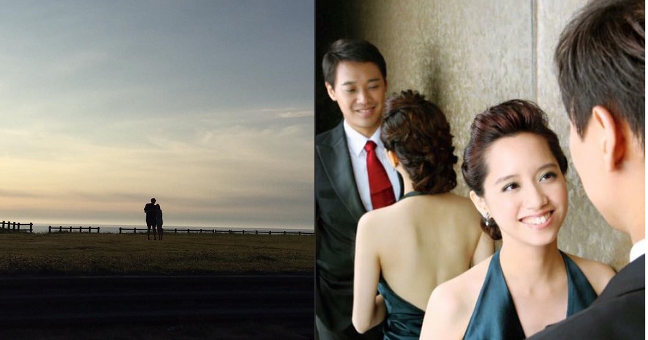 前國民黨發言人楊偉中與女兒的甜蜜合影,如今僅能追憶(左圖)。楊偉中與妻子陳以真於結婚紀念日之合照(右圖)。(翻攝臉書)