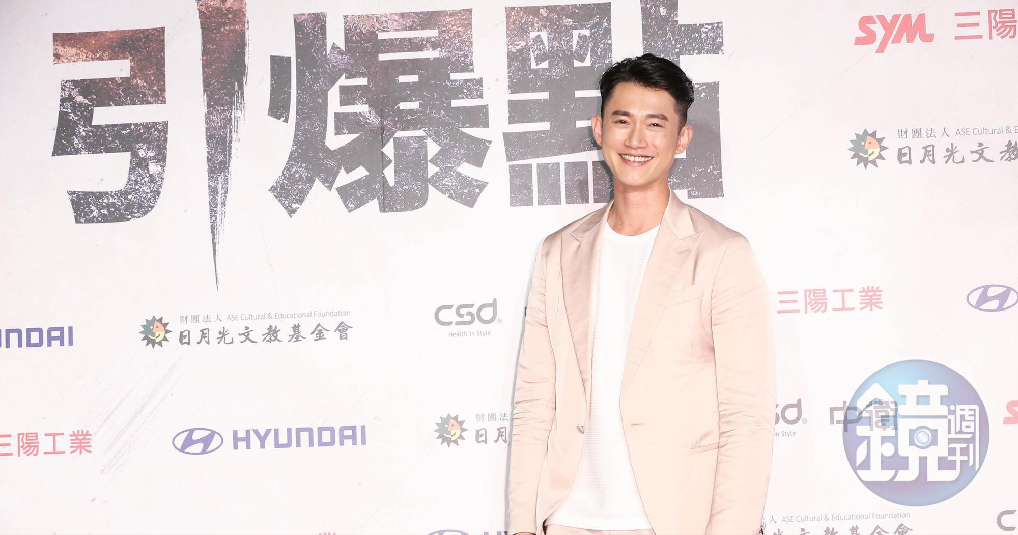 吳慷仁去年演出《麻醉風暴2》卻沒有入圍本屆金鐘獎,他表示不可惜。