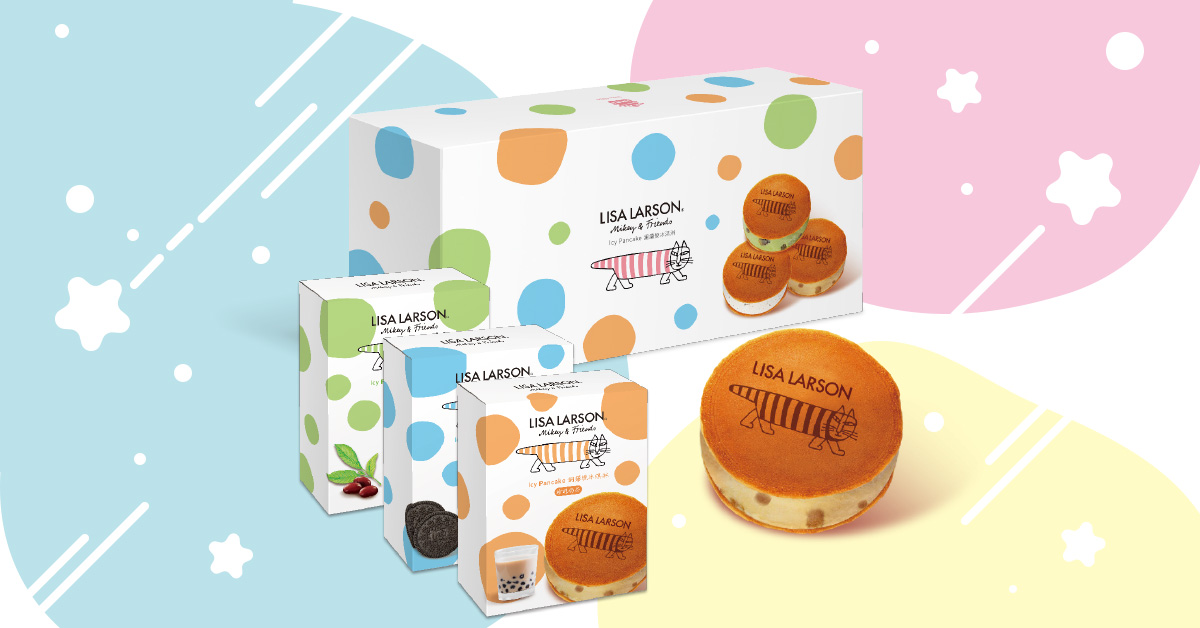 義美今年的中秋禮盒與瑞典Lisa Larson合作。