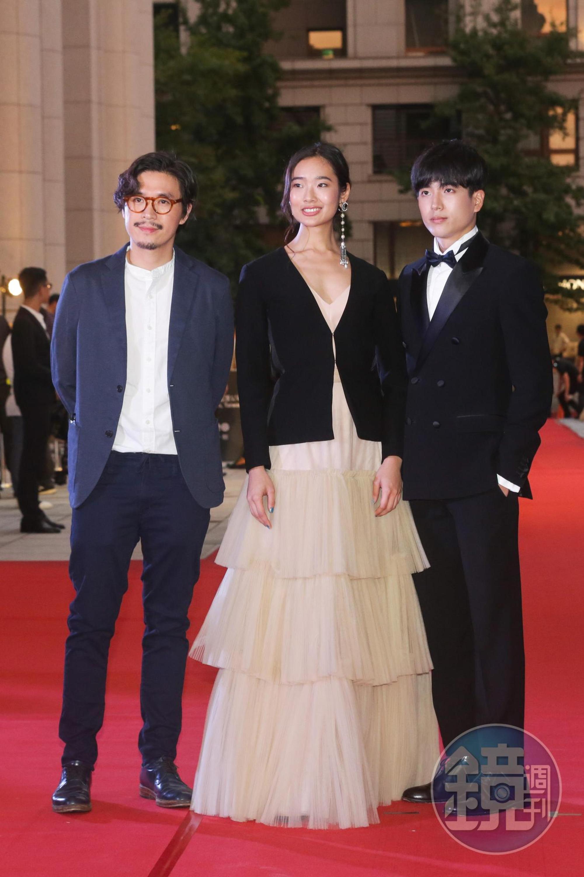 《模犯生》導演與男女主角來台參加亞太影展。