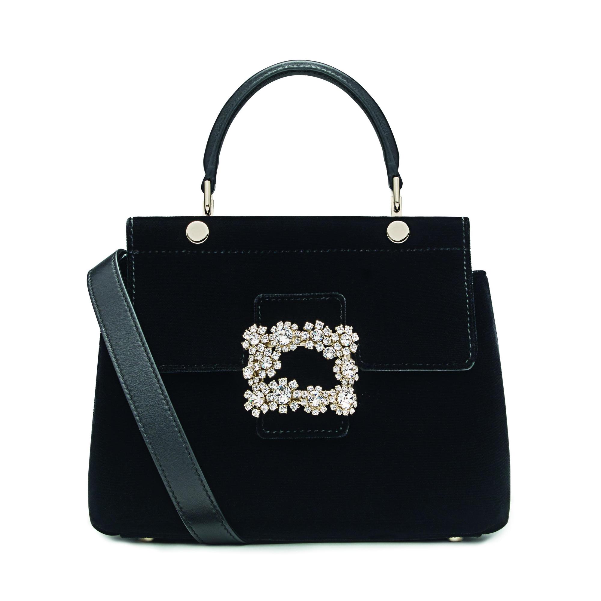 Roger Vivier Viv' Cabas花鑽扣飾包,NT$118,200。(品牌提供)