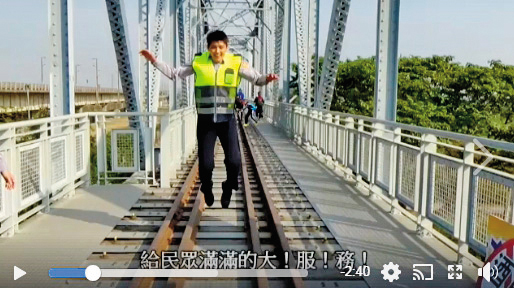 仁武分局拍攝的反毒宣導短片，其中許多點子都來自紀淑如。（翻攝畫面）