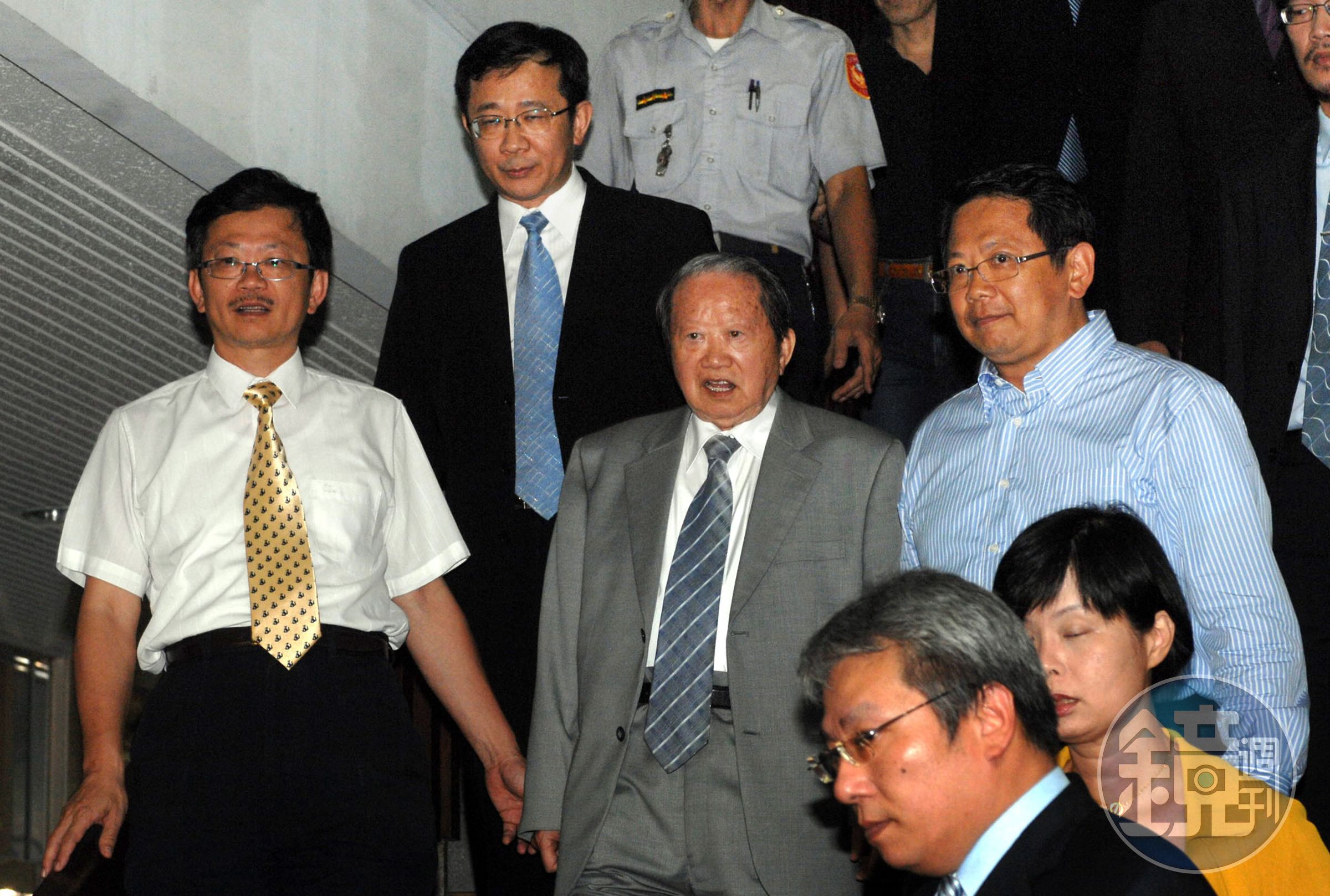 章民強有3個兒子，先後在太設集團歷練。（中央社）