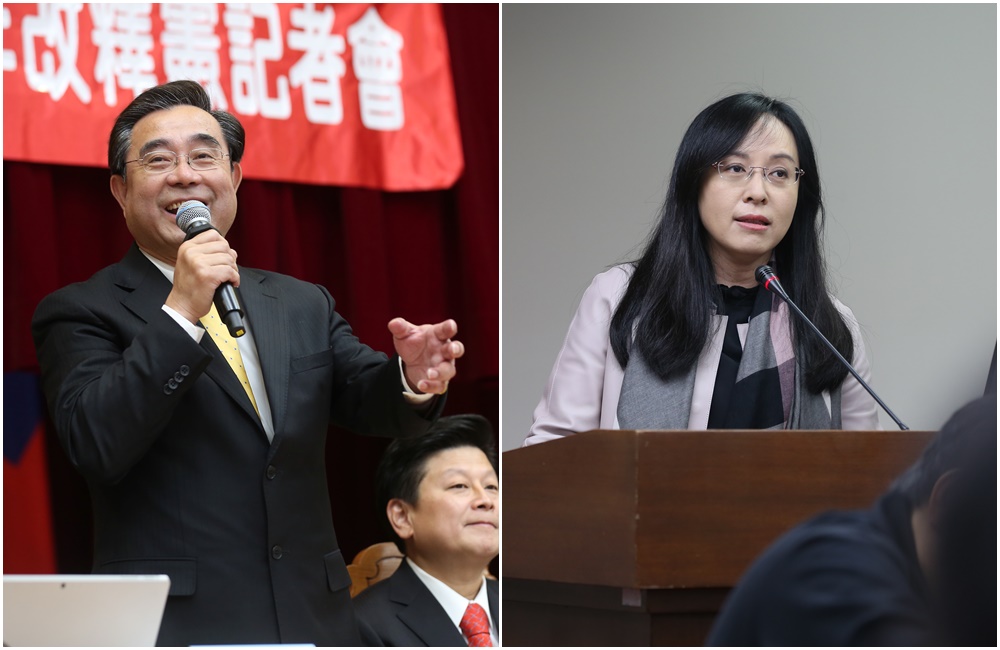 過去國民黨立委關沃暖及吳成典（左）、民進黨籍立委陳瑩（右）及王雪峰等人都曾被控詐領助理費遭調查。