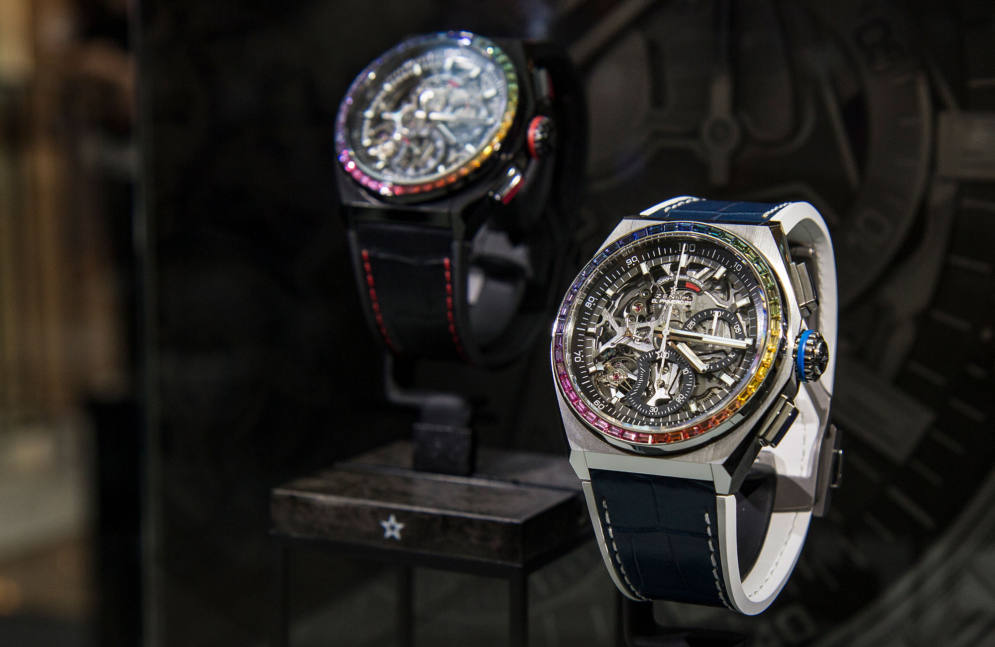 ZENITH首款彩虹圈作品，張揚的外型配上華麗彩虹圈，正中年輕消費者的心。