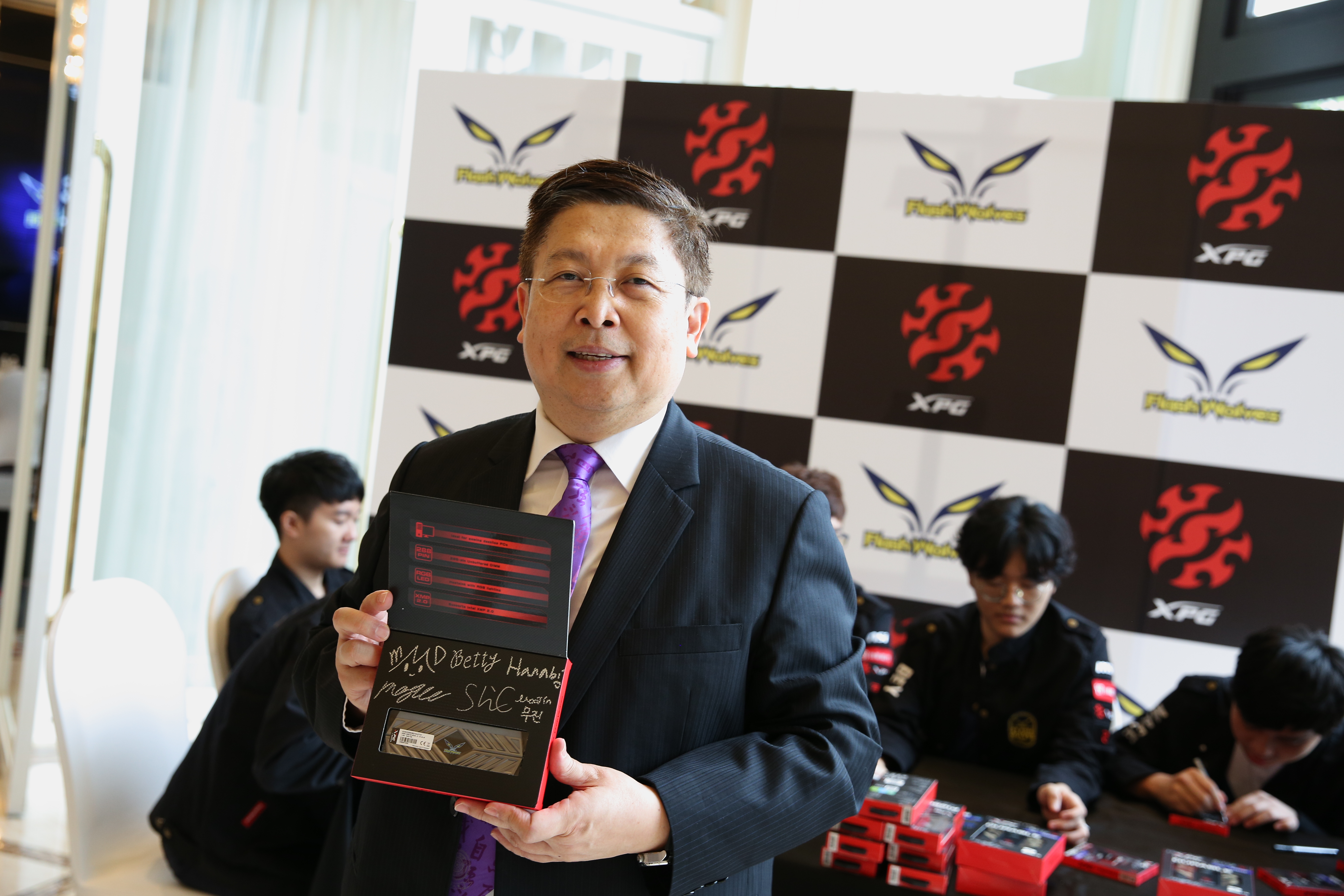 威剛科技董事長陳立白看好XPG系列未來產值。