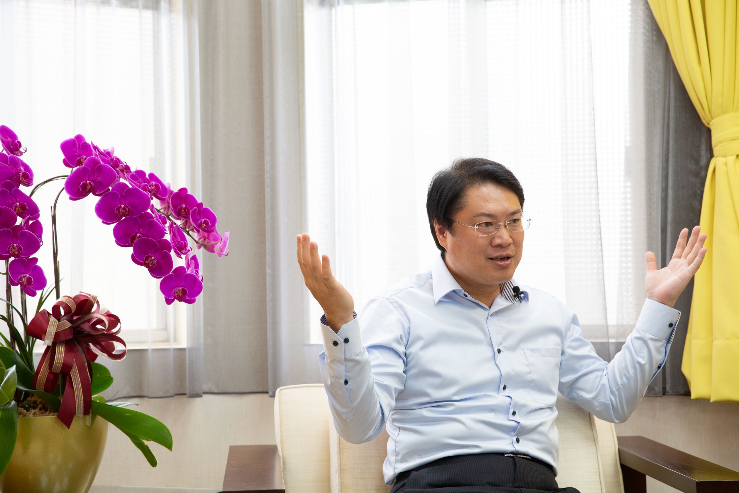 林右昌認為，基隆過去一直原地繞圈子是走不出路來的。