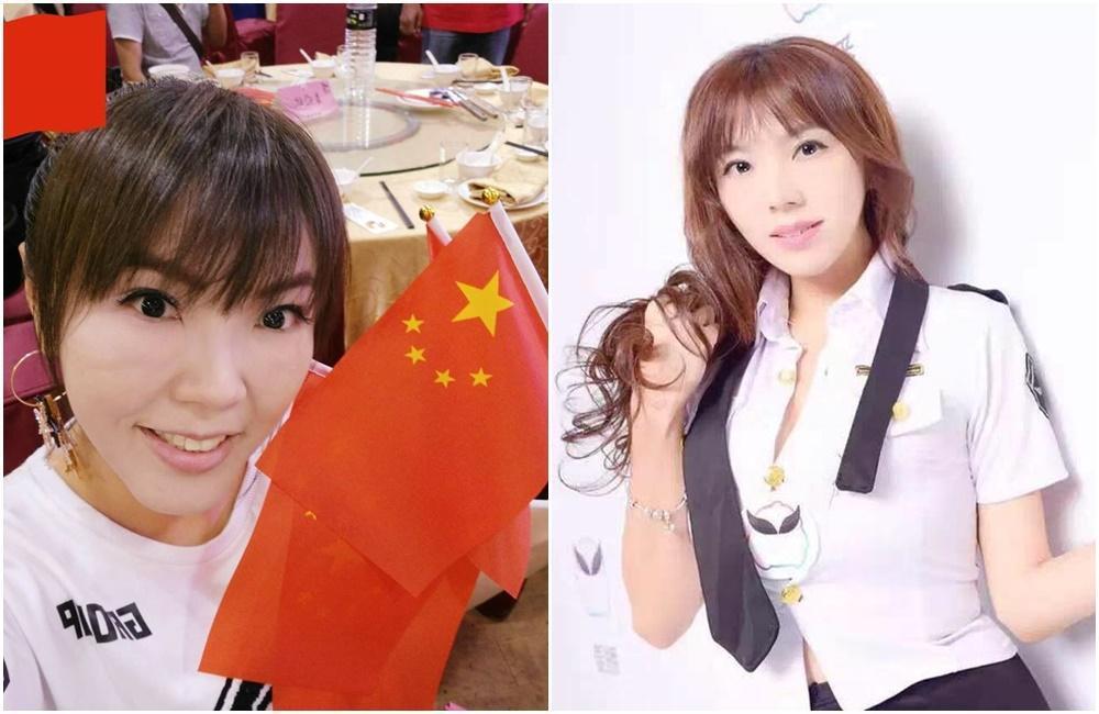 劉樂妍今天號召中國網友血洗台灣。（取自劉樂妍粉絲專頁）