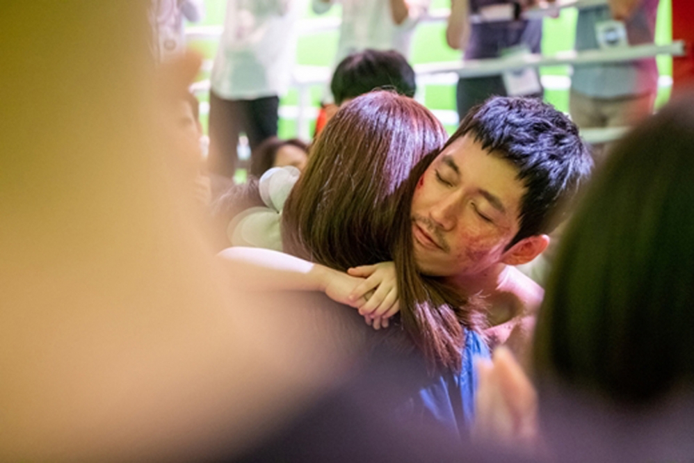 韓星張赫在《壞爸爸》飾演守護家人的拳擊手。（翻攝自MBC網站）