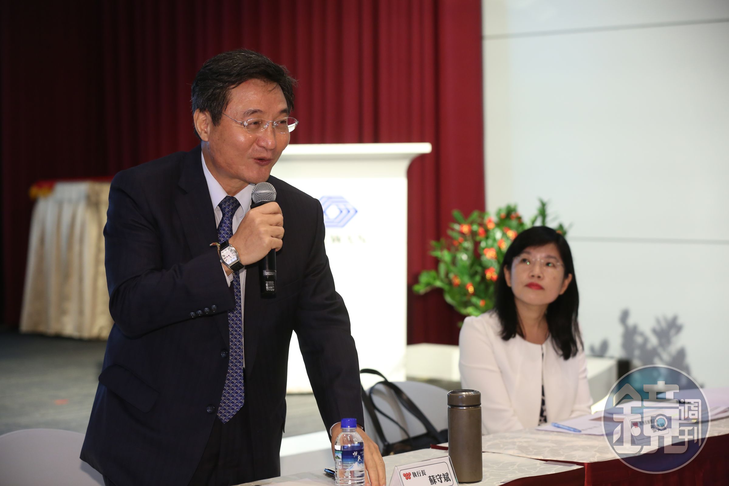 味全7日下午舉行法說會，由執行長蘇守斌、發言人張美凰對外報告營運狀況。